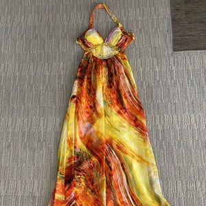 Bee Darlin prom dress size 5/6, multicolor